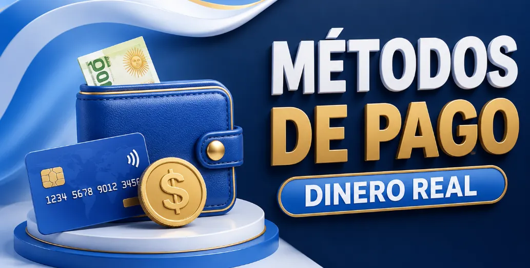Métodos de pago para jugar con dinero real